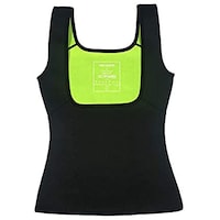 Picture of Redu Neoprene Women Hot Sweat Body Vest, Black