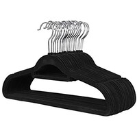 Picture of Amiff Clothes Velvet Hangers 10Pcs, Black