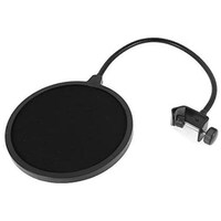 Picture of Flexible Neck Windscreen Pop Filter Mask Shield Microphone, Black