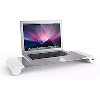 Picture of Aluminum Space Bar Stand for Laptop and Monitor Stand with 4 USB Ports