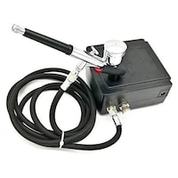 Picture of 100-250V Airbrush Feed Dual Action Air Compressor Kit