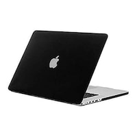 Picture of Hard Case Rubberized Hard Matte Case Cover compatible with Apple Macbook Air 13.3 Inch (Models: A1369 & A1466 Old Version 2010-2017 Released) (Black)