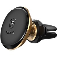 Picture of Baseus Magnetic Air Vent Car Mount with Cable Clip, Gold