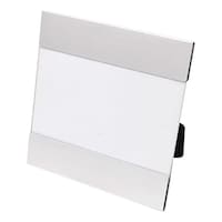 Picture of Aluminum and Glass Horizontal Photo Frame, Silver