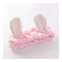 Picture of Cosmetic Facial Rabbit Ear Headband, Pink