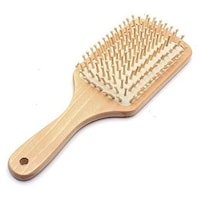 Picture of Paddle Bristle Brush with Wooden Handle