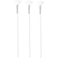 Picture of Long Handle Facial Mask Applicator Brush, 3 Pieces, White