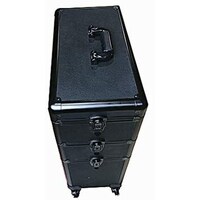 Picture of 3-Drawer Professional Salon Trolley Box, Black