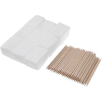Picture of Nail Polish Remover Wipes and Cuticle Pusher Sticks, 900 & 100 Pieces