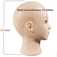 Picture of Female Mannequin Head with Clamp