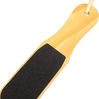 Picture of Double Sided Wooden Foot File Callus Remover, Brown & Black