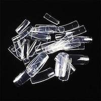 Picture of Viya French Acrylic Full Tips False Nails, Clear, 500 pcs