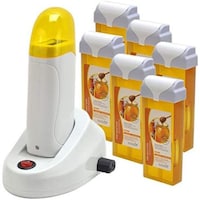 Picture of 8 in 1 Hair Removal Wax Roll-on Heater Kit