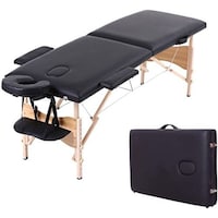Picture of SOGES Table Massage Table with Headrest- KH2104S, 73 in, Black 