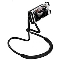 Picture of Multi Function Lazy Neck Hang Mobile Phone Holder Stand, Black