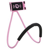 Picture of Multi Function Lazy Neck Hang Mobile Phone Holder Stand, Pink