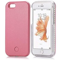 Picture of LED Luminous Light Selfie Phone Back Cover Case for Iphone 6/6s, Pink
