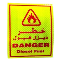 Picture of Warning Danger Diesel Fuel Sticker Sign