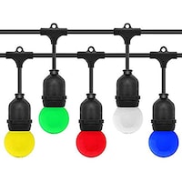 Picture of Rola LH1020 String Light Holder with Colour/Pastel Bulb, 10M, 20 pcs 