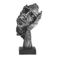 Picture of Dubai Vintage -The Thinker Statue Face, Silver