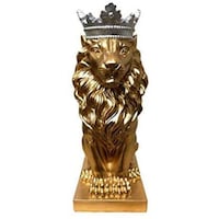Picture of Nordic Creative Lucky Crown Lion Decorative Ornament