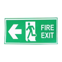 Picture of Fire Exit Vinyl Sticker for Temporary Use