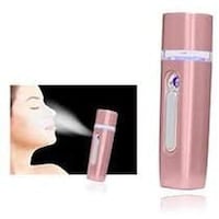 Picture of USB LED Nano Spray Mist Facial Moisturizing & Power Bank, White & Pink