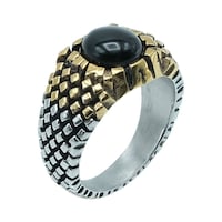 Picture of Stainless Steel Chic Retro Punk Style Ring, CO205, Multi Colour