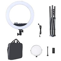 Picture of Auveach LED 28W Dimmable Ring Light Mobile Tripod Stand, 12 Inch