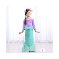 Picture of Girl's Mermaid Cosplay Costume Dress