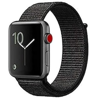 Picture of Nylon Adjustable Closure iWatch Replacement Wrist Strap, 42mm, Black
