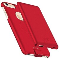 Picture of Wireless 5000mAh Magnetic USB Power Bank Charger Protection Cover, Red
