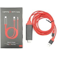 Picture of Iphone X 8 Plus 2M Lightning To HDMI Av Tv Cable Adapter