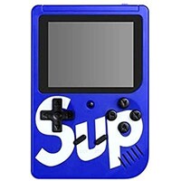 Picture of Sup Retro Mini Handheld Gaming Console with 400 built in Games, Blue
