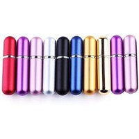 Picture of Mini Refillable Perfume Atomizer Bottle Case, 10pcs, 5ml, Multicolor
