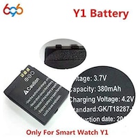 Picture of 3.7V 380mAh Smart Watch Y1 Replacement Battery, Black