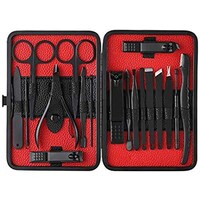 Picture of Anself Nail Clippers Professional Pedicure Manicure Tool Kit, 18Pcs