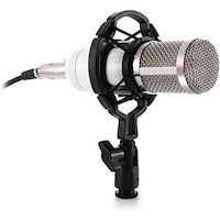 Picture of Radio Braodcasting Singing Shock Mount Recording Microphone, Black, C