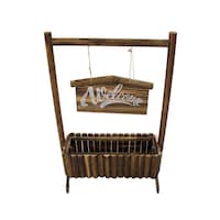 Picture of LINGWEI Welcome sign after the garden,brown, Brown 90 x 60 x 37cm