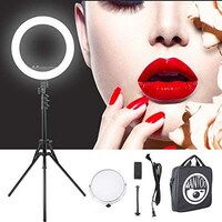 Picture of 2 Color Dimmable Ring Fill Light with Tripod Stand, 12 Inch, 100-240V