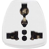 Picture of Migvela 250V 10A Power Convert to UK Plug Travel Wall Adapter, White