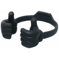 Picture of Silicone Thumb Ok Design Stand Holder for Mobiles & Tablets, Black
