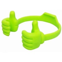 Picture of Silicone Thumb Ok Design Stand Holder for Mobiles & Tablets, Green