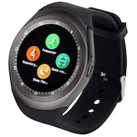 Picture of Y1 Smart Watch Rubber Band for Android & iOS, Black