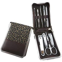 Picture of Stainless Steel Nail Clipping Personal Manicure & Pedicure Kit, 9 pcs