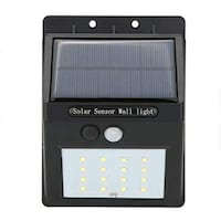 Picture of Waterproof 16 Solar Powered LED Wall Lamp with Motion Sensor