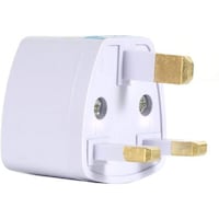 Picture of Convert to UK Plug Universal Travel Adapter Socket, White