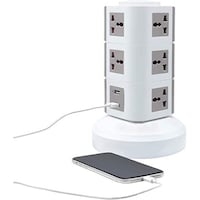Picture of Universal UK-Plug Vertical 3M Cord Charging Station, 220V, Grey