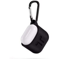 Picture of AirPods Protective Silicone Charging Cover Hang Case Cover, Black