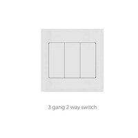 Picture of Ivory 3 Gang 2 way Switch, V4-006